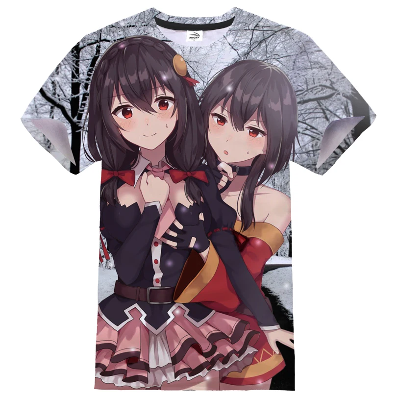 

2021 Summer New Men's and Women's T-shirt 3D Printing Cartoon Animation Children Fashion Casual Oversized Top