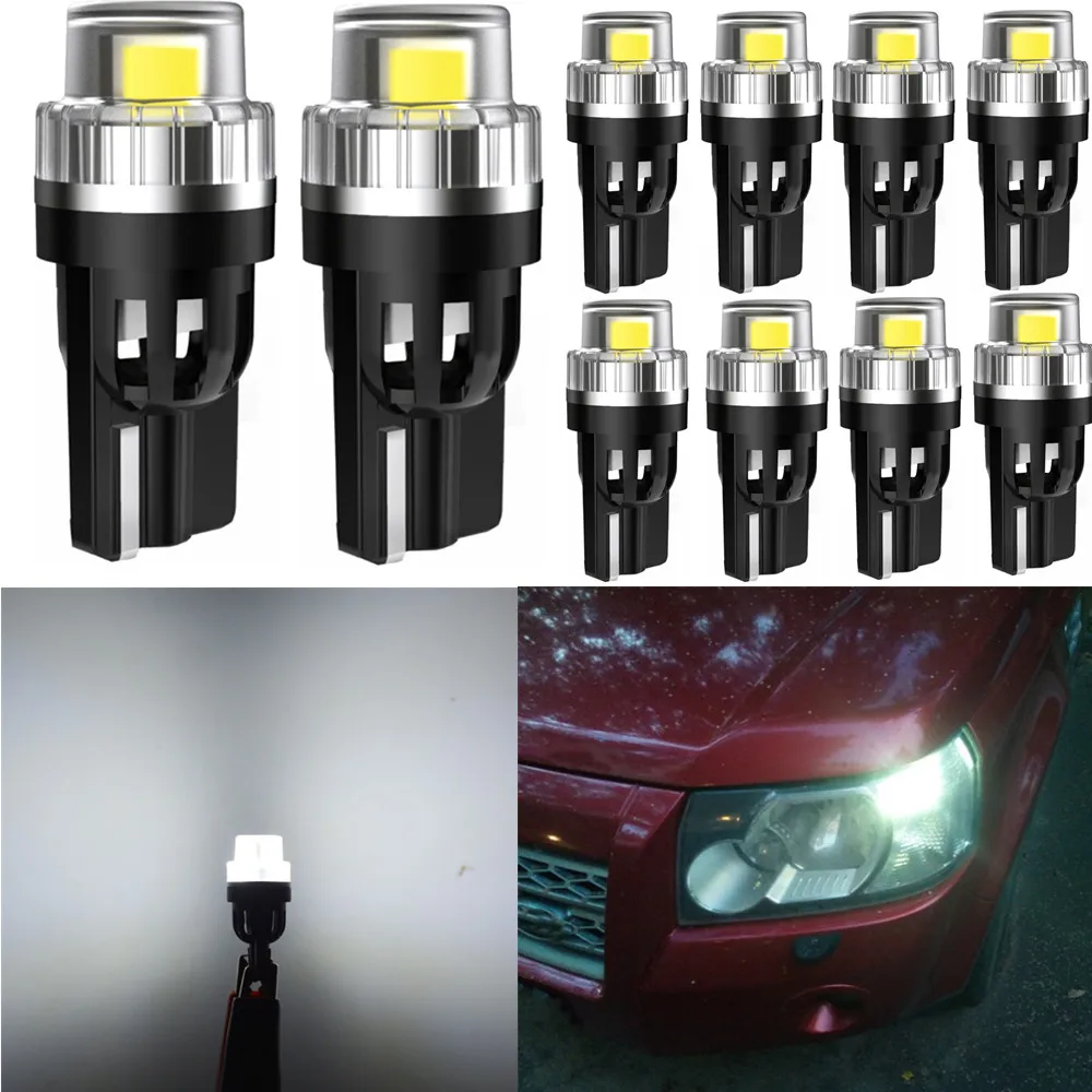 

10x W5W t10 White Canbus led Car interior lights For 2007-2012 Mazda CX-7 CX7 CX3 2 led interior Dome Trunk License Plate Light