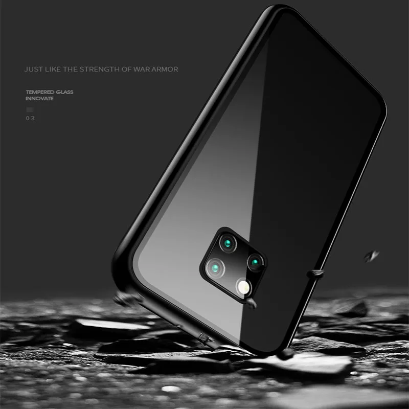 Магнитный адсорбционный металлический чехол для huawei mate 30 20 10 Pro 20X5G Y9 Y5 P Smart Honor 20 Pro 10 Lite 8X чехол для телефона