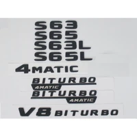 for mercedes benz black w221 w222 s53 s55 s63 s63s s 63 s s65 amg emblem v8 biturbo 4matic 4matic emblems badges