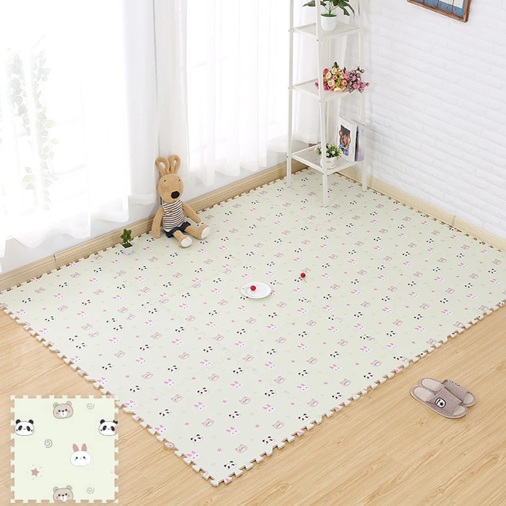 Beige 8 шт. пенопластовый детский игровой коврик Xpe Puzzle Детский коврик детский коврик для лазания детский коврик Детские игры MatsPuzzle коврик напольный ковер 30x30 см - Цвет: Beige