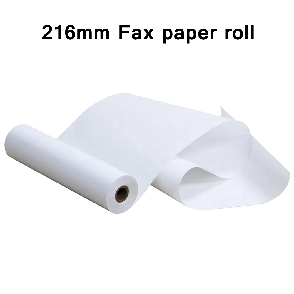 1 Roll Thermal Fax Paper A4  216mm X 16 Meter Thermal Fax Machine Paper 55g Coated Paper