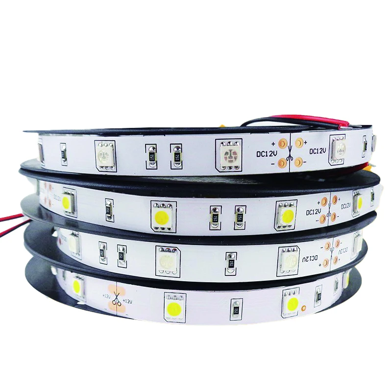 SMD5050 Светодиодная лента бесплатная доставка высокий CRI RGB светодиодный