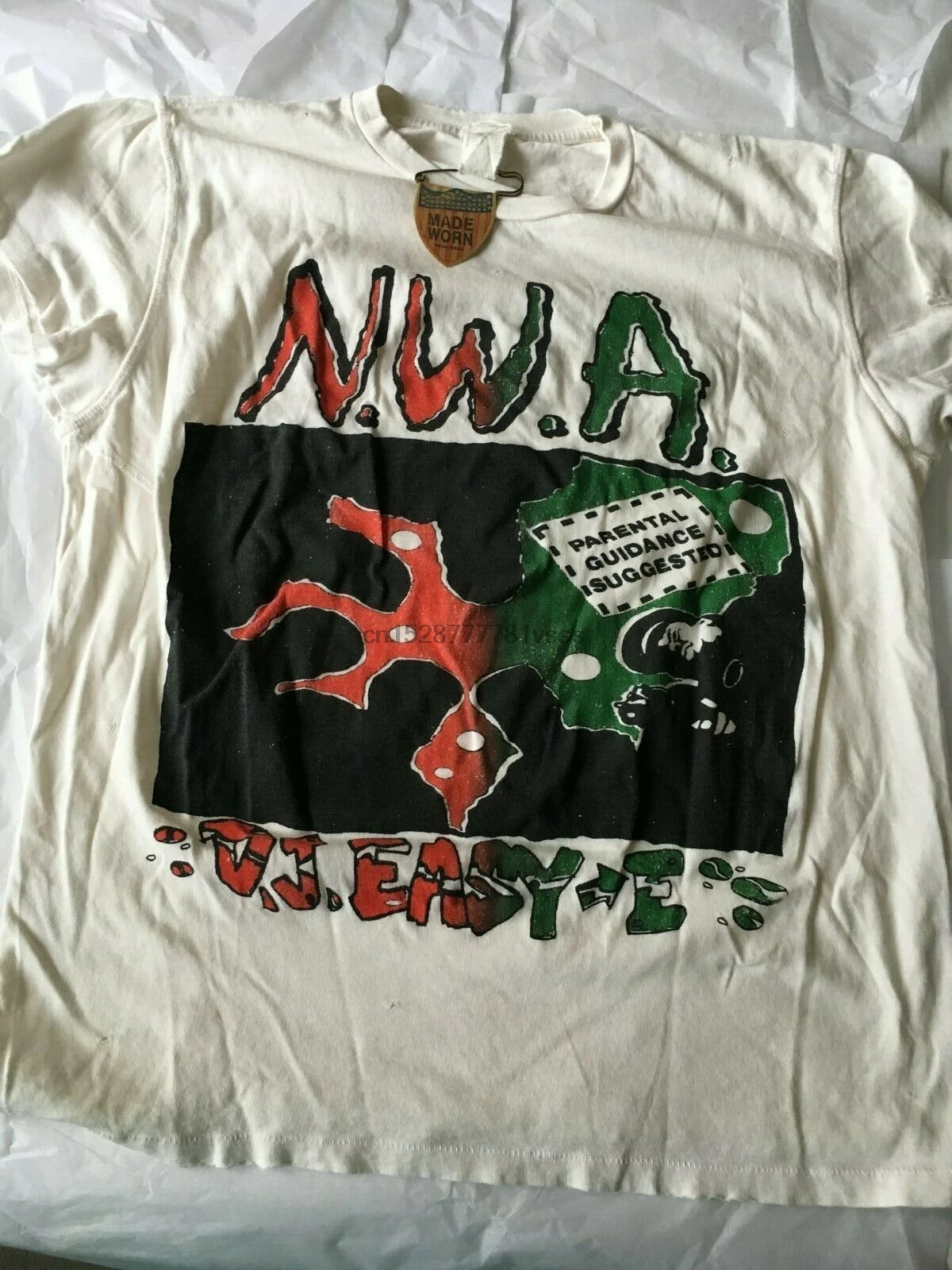 Madeworn унисекс Мужские Женские NWA DJ EAZY E Футболка мужская и женская футболка