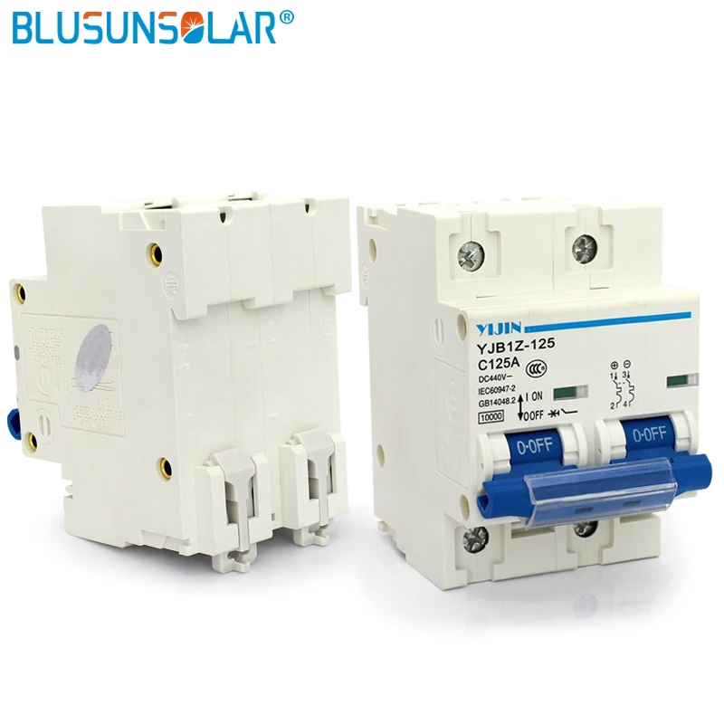 (2 шт./партия) 2 P 125A DC 440V SOLARB Солнечная энергия фотогальваническая PV Мини