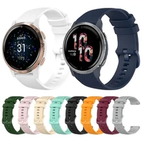 sport silicone wrist strap for garmin vivoactive 4s vivomove3 venu smart watch band for forerunner245 645 wristband accessories