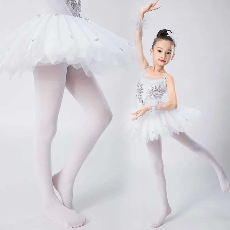 Детские танцевальные носки 3-12 лет весенне-летние тонкие бархатные колготки для