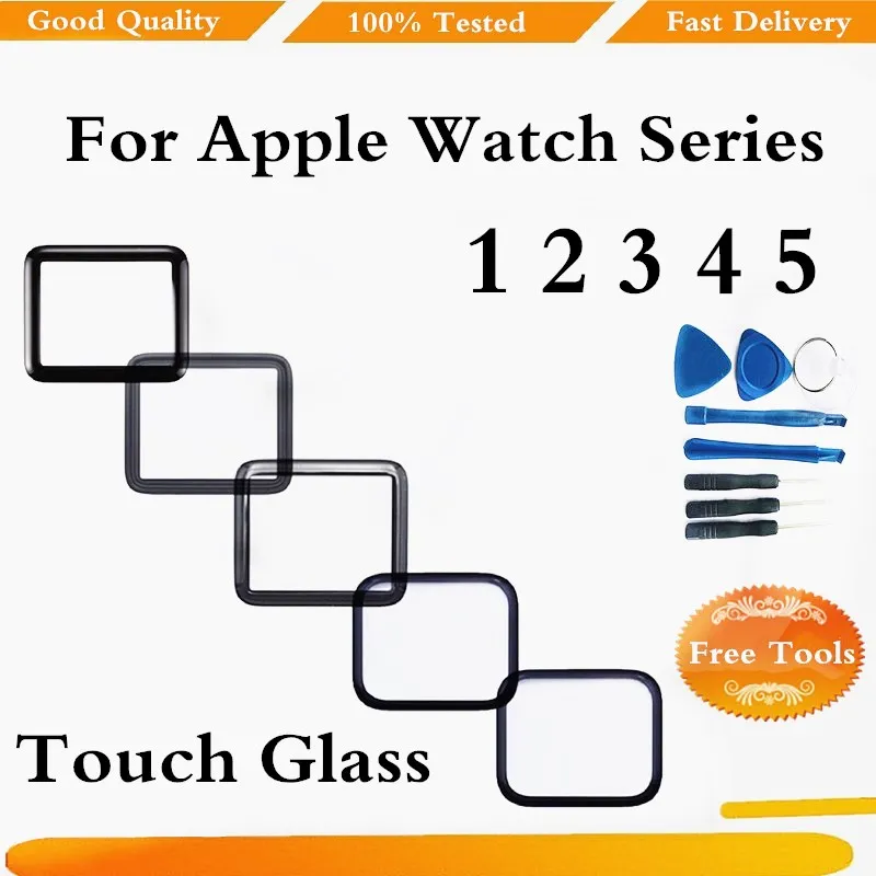 Сенсорное Переднее стекло для Apple Watch Series 1 2 3 38 мм 42 сенсорного экрана только 4 5