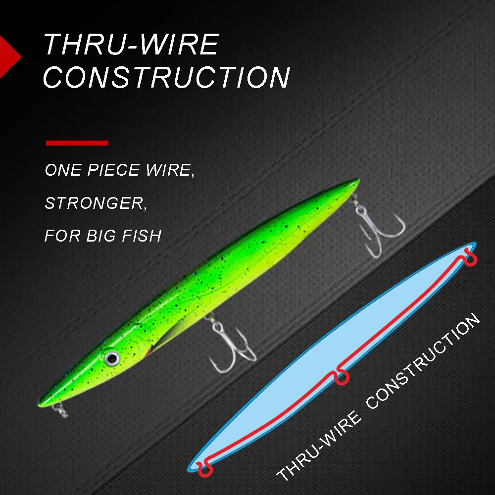 Hunthouse stickbaits приманка для рыбалки Карандаш жесткие рыболовные приманки Топ воды