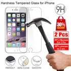 Защитное стекло для iPhone 11 Pro Max X XS XR 5 5S 8 6 6S, прозрачное, закаленное стекло, Защита экрана для iPhone 7