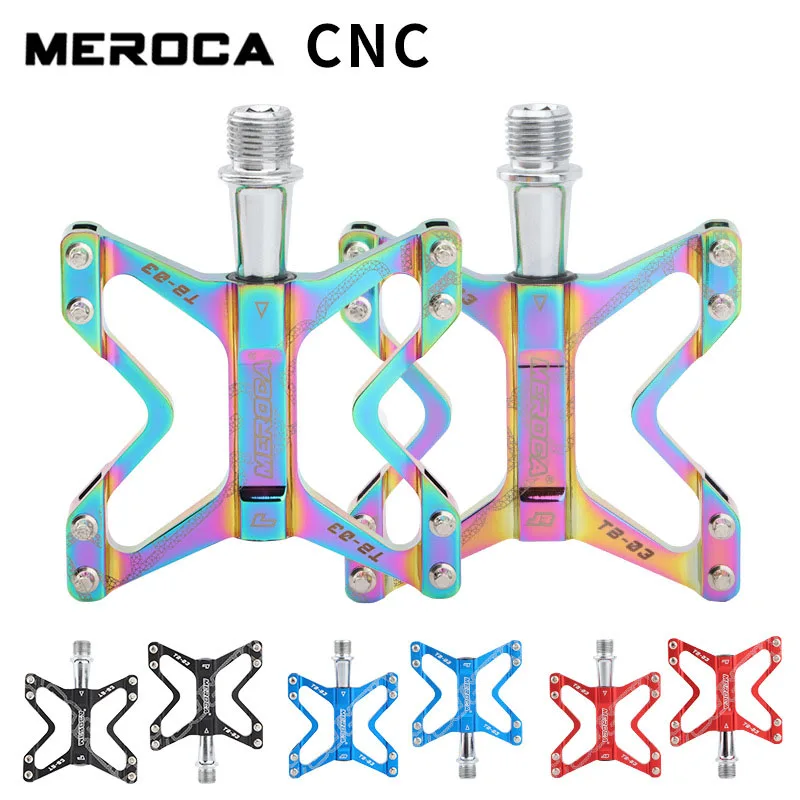 

MTB Road Bicycle Pedals Flat Bike Pedals DU CNC Bearings Mountain Bike Pedals Wide Platform Pedales Bicicleta Accessories Part