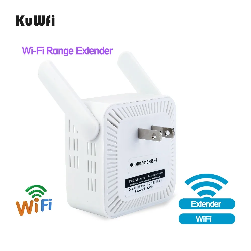 KuWFi 300 Мбит/с беспроводной Wi-Fi ретранслятор 2,4 ГГц AP маршрутизатор 802.11N Wi-Fi усилитель сигнала расширитель диапазона Усилитель с США ЕС вилка