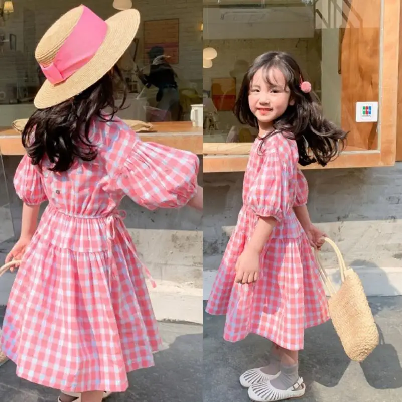 

Children's French Dress Summer Girl Holiday Style Child Dresses Baby Clothes 3-8 years old Kids Wear Birthday Princess Costumes