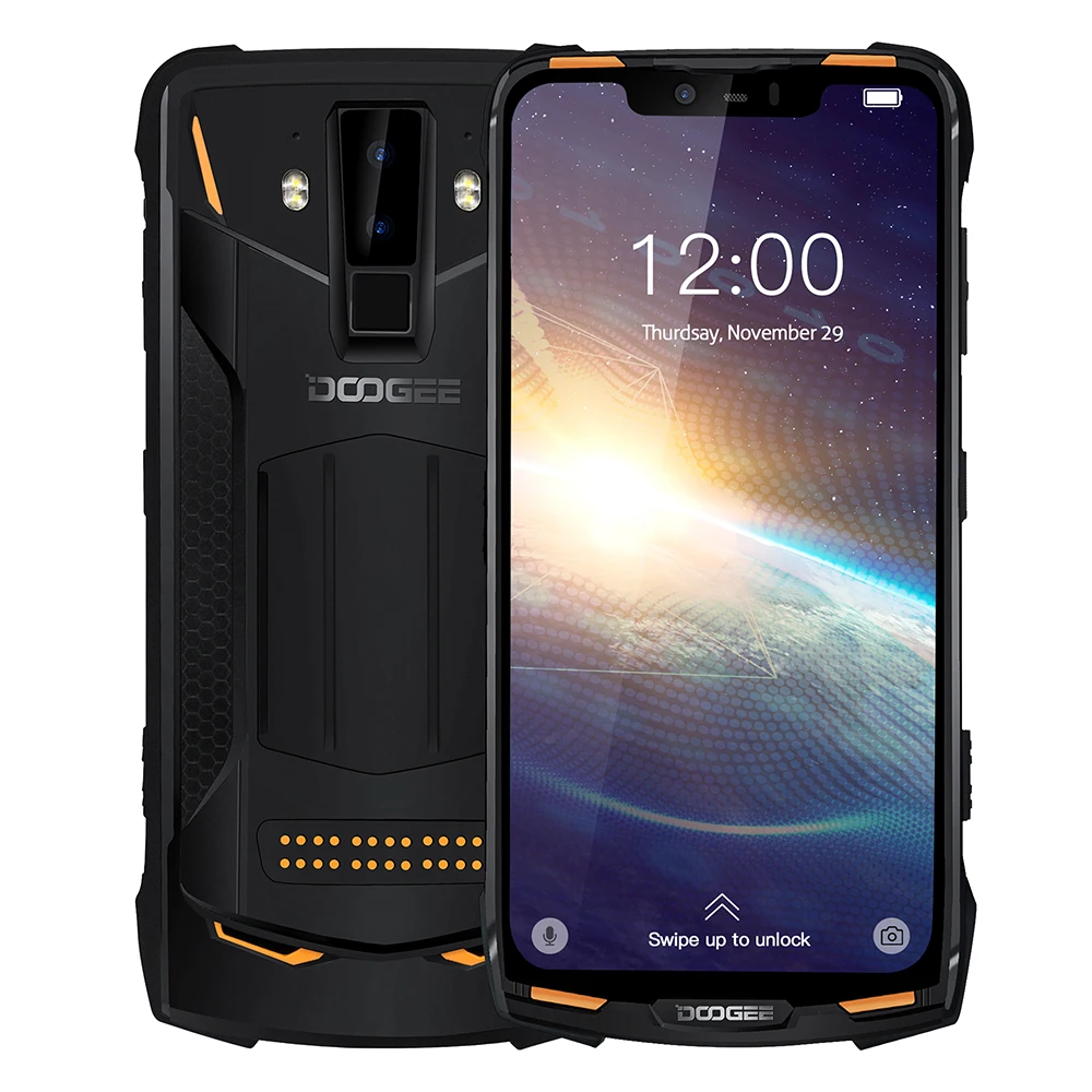 Смартфон DOOGEE S90 Pro Android 9 0 6 + 128 ГБ 18 дюйма Helio P70 16 МП|Смартфоны| |