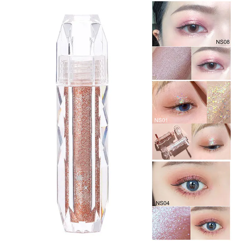 

Жидкие тени для век, мерцающие, блестящие, глянцевые, стойкие тени для век @ ME88