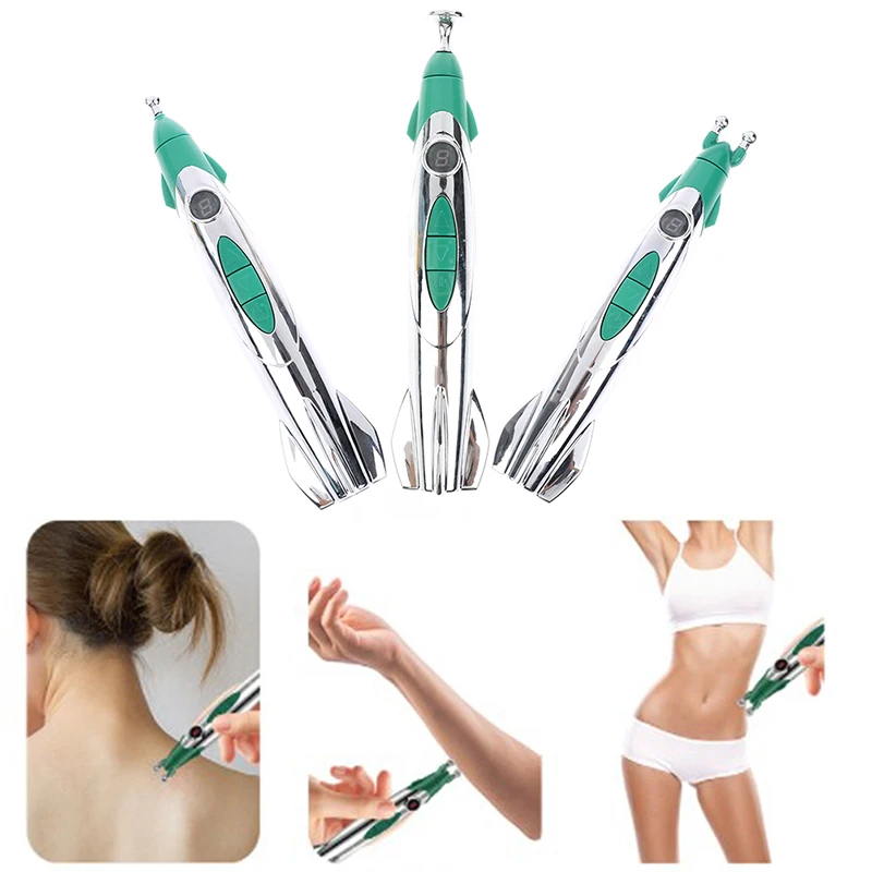 

Muscle Circulation Massage Acupuncture Pain Relief Massager Electronic Therapy Meridian Energy Pen Meridian Electric Massage Pen