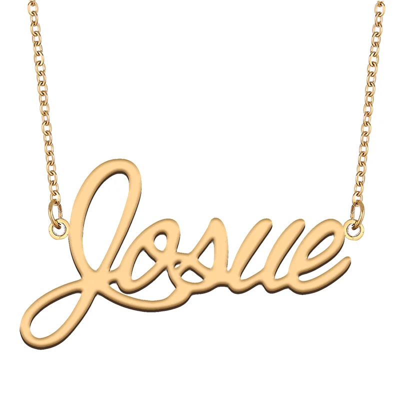 

Necklace with Name Josue for His Her Family Member Best Friend Birthday Gifts on Christmas Mother Day Valentine's Day