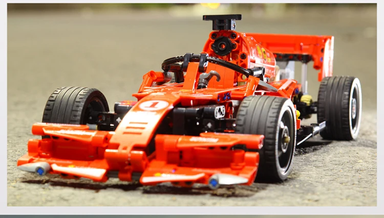 Le Technic Going F1 RC гоночный автомобиль силовой двигатель строительные блоки Супер спортивный гонщик электрический автомобиль кирпичи игрушки подарки для детей