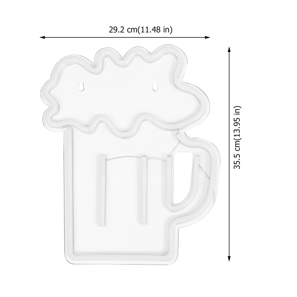 

Creative Beer Shape Neon Lamp LED Modeling Lamp USB Powered Atmosphere Light