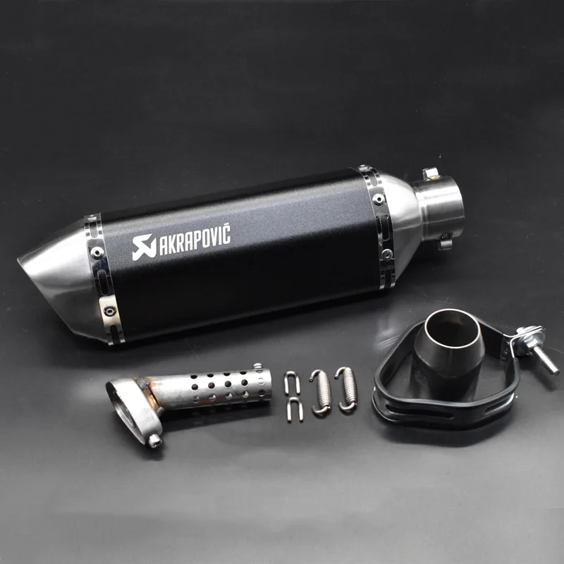 370 мм Универсальный с дБ убийца выхлопной мото rcycle глушитель escape moto выхлопные системы для kawasakihonda benelli msx125 скутер - Цвет: G