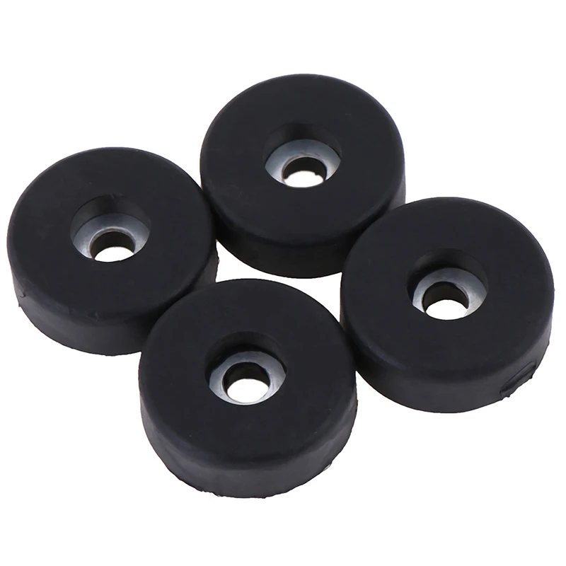 

4Pcs Black Universal Tape Rubber Pad Feet Bumper Washer Outer Diameter:30 Mm Holes Diameter:5 Mm Heigh:10mm