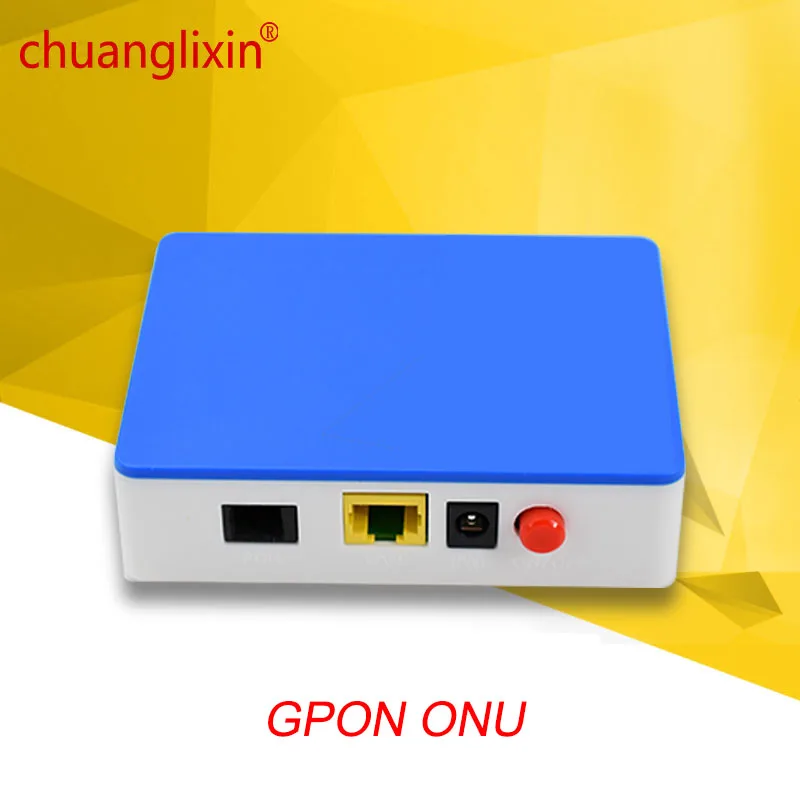 CHUANGLIXIN GPON ONU маршрутизатор 1GE ONT 1 порт одиночный LAN OLT 25G Gpon волокно для дома FTTB