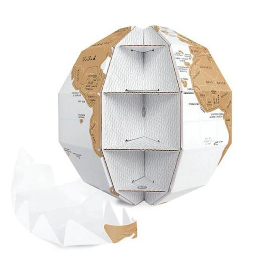 3D стерео шар в сборе сделай сам глобус Карта мира детская игрушка для путешествий