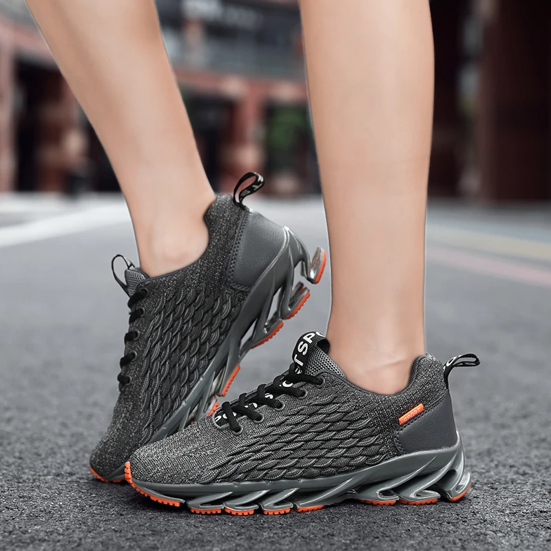 

Soft Mesh Running Men Shoes Blade Male Sports Fitness Breathable Mesh Sneakers Trainers Non-Slip Walking Jogging Zapatillas 45