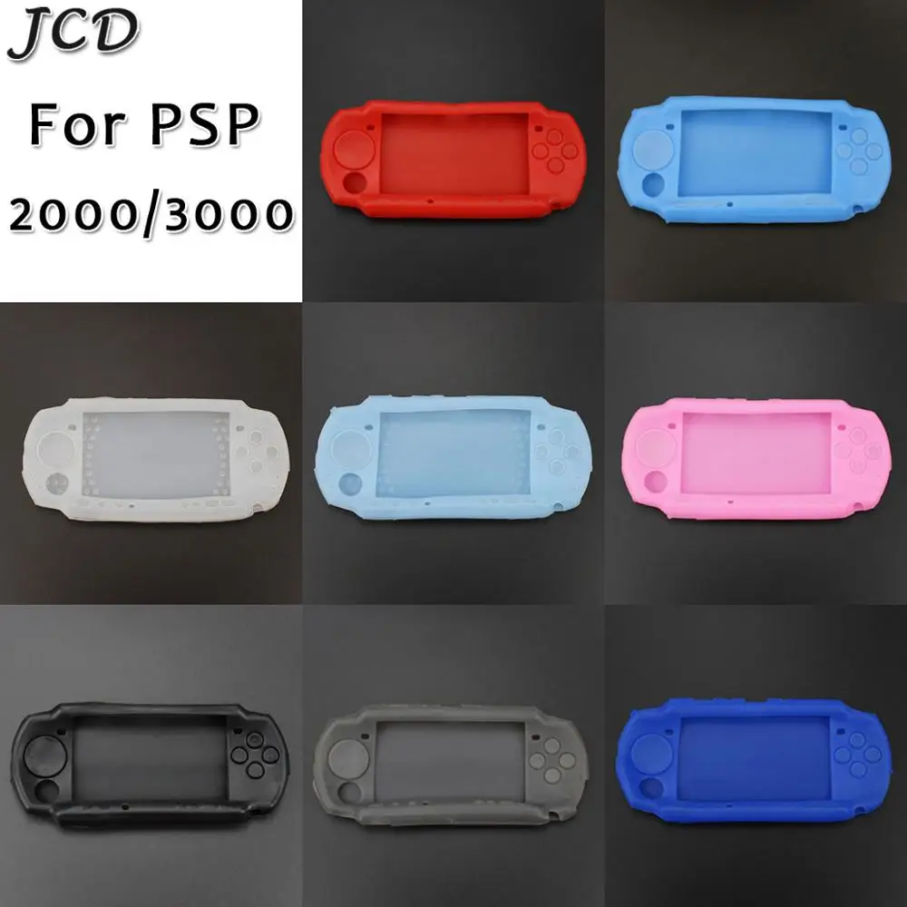Мягкий силиконовый чехол JCD для Sony PSP 2000/3000 защитный резиновый аксессуары игровой