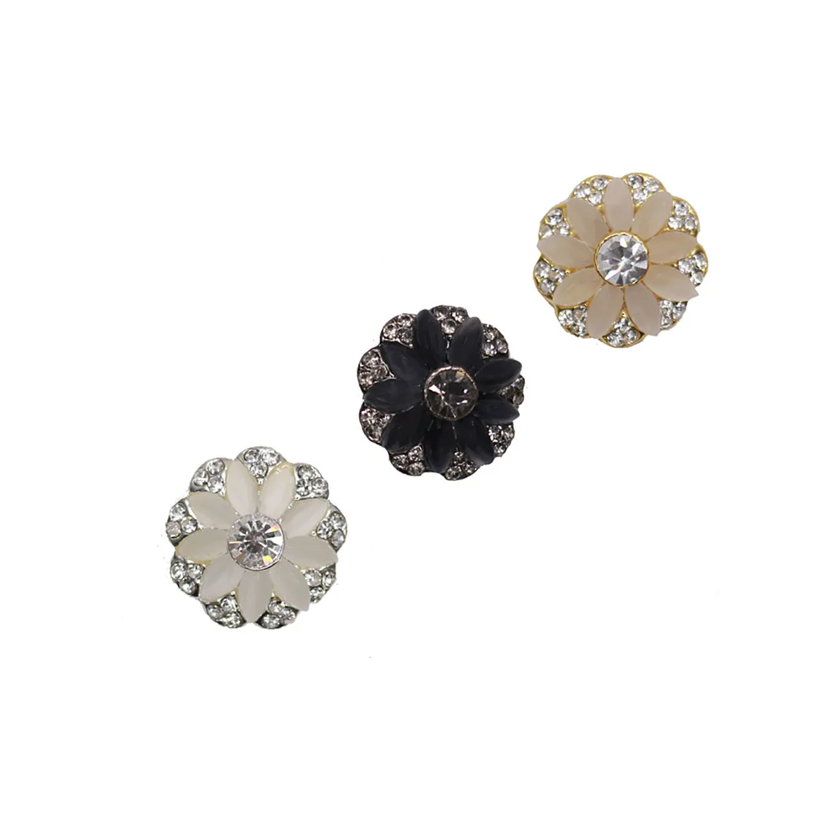 Хорошее качество 18 мм металлические стразы кнопка с свитер украшение пальто