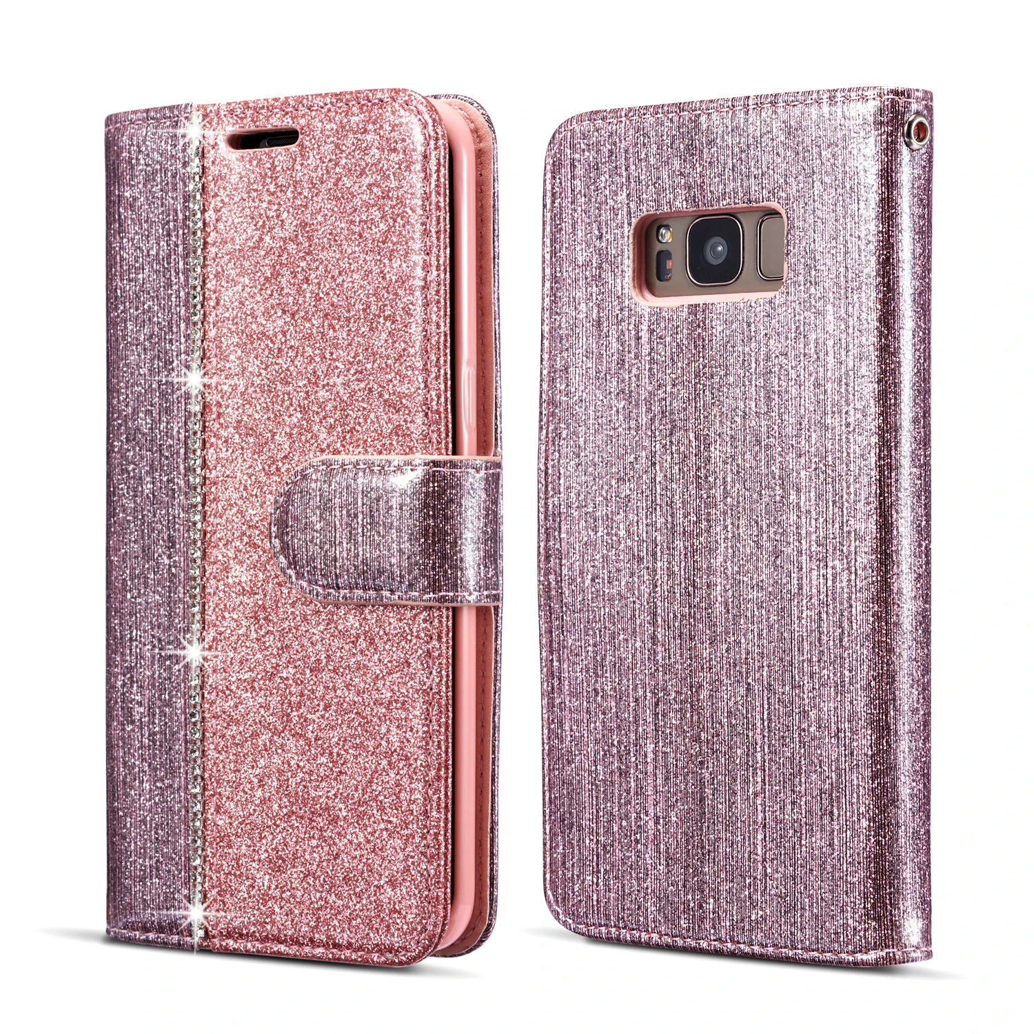 Диаманта Bling Флип Чехол Для samsung Galaxy S10 S10E S9 S8 плюс S7 край S10Plus S9Plus кожаный бумажник-книжка блестящий чехол Чехол