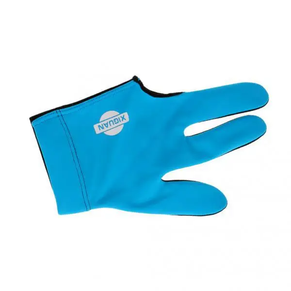 Левая рука 3 пальца эластичный бильярдный Кий Стрелок Перчатки синий|Аксессуары