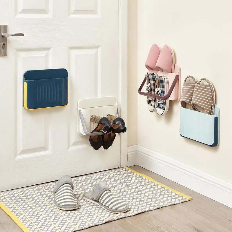 30 бесшовных настенных стеллажей для обуви домашнее хранилище трехмерная стена