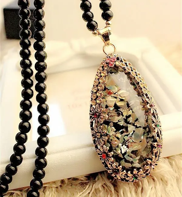 

Choi bei opal long sweater chain deserve to act the role of restoring ancient ways to hang decorations