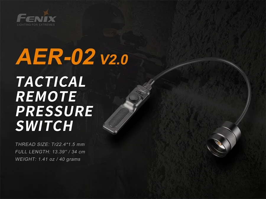 Fenix AER-02 V2.0 дистанционный переключатель давления для Fenix Тактический фонарик FD41/TK09/TK15UE/TK22/UC35/PD35 V2.0/PD35TAC