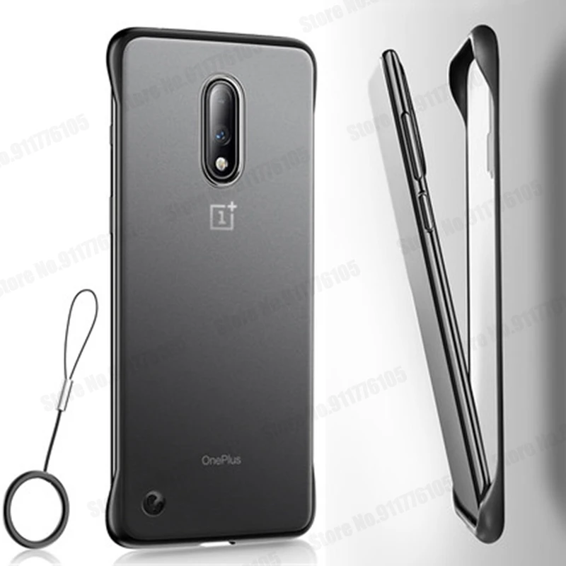 slim frosted frameless shockproof phone case for oneplus 8t 8 pro ring holder skin feel protective cover for one plus 7t 7 pro free global shipping