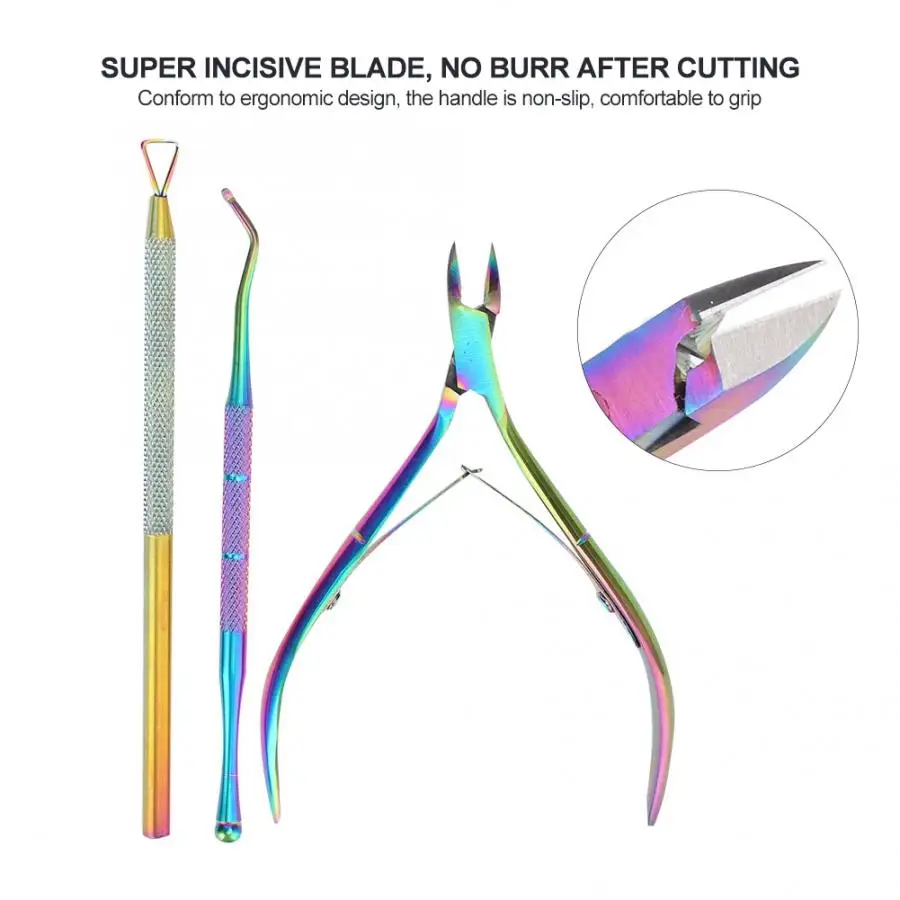 Педикюрная бритва из нержавеющей стали Маникюрные щипчики кусачки для маникюра