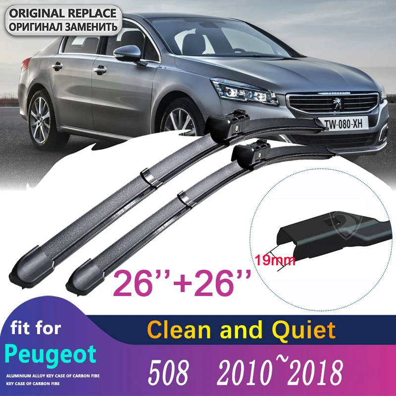 

Car Wiper Blades for Peugeot 508 508sw 508RXH 2010 2011 2012 2013 2014 2015 2016 2017 2018 Windscreen Wipers Car Stickers Goods
