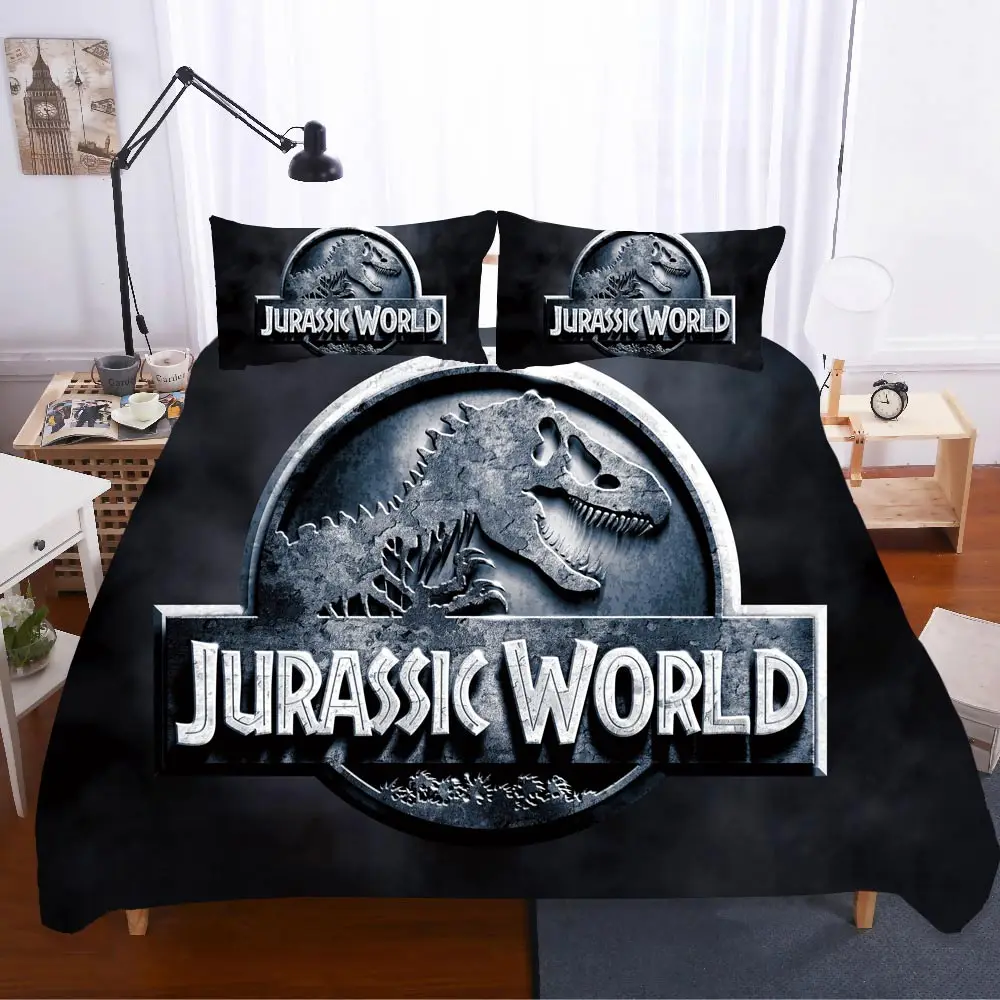 Домашний текстиль постельное белье пододеяльник набор белья Парк Юрского