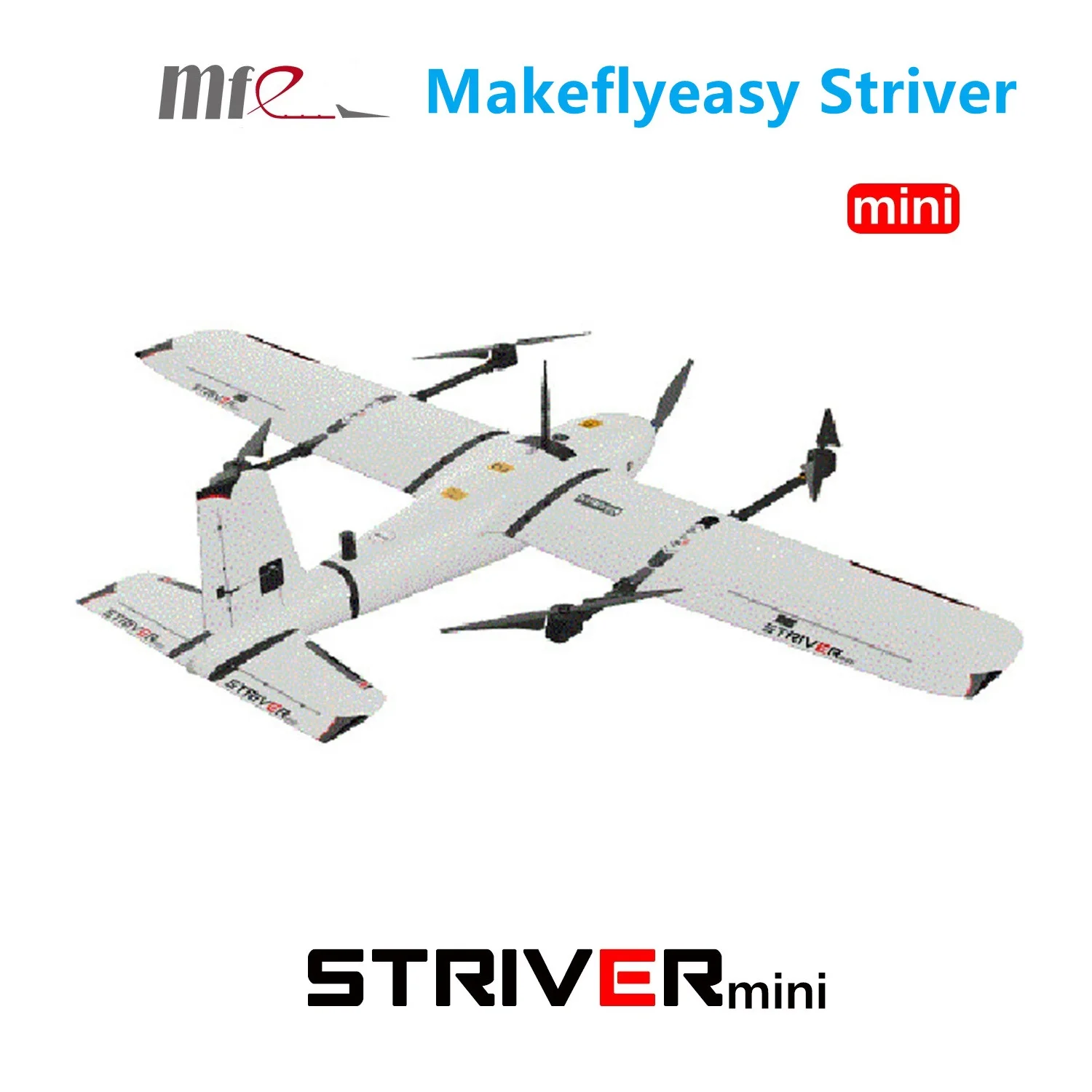 Makeflyeasy Striver mini 2100 мм VTOL версии 4 + 1 переносчик для аэрофотосъемки фотографирование