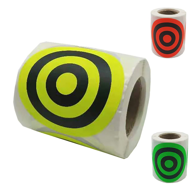 

200Pcs/Roll 3 Inch Self Adhesives Reactive Splatter Parper Target Sticker For Archery Bow Hunting Training Targets