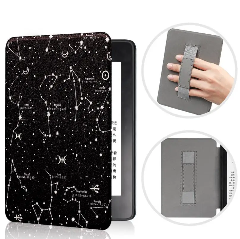 Чехол Gligle handstrap для Amazon kindle Paperwhite 4 корпус электронной книги 1 шт./лот+ пленка для экрана+ сенсорная ручка