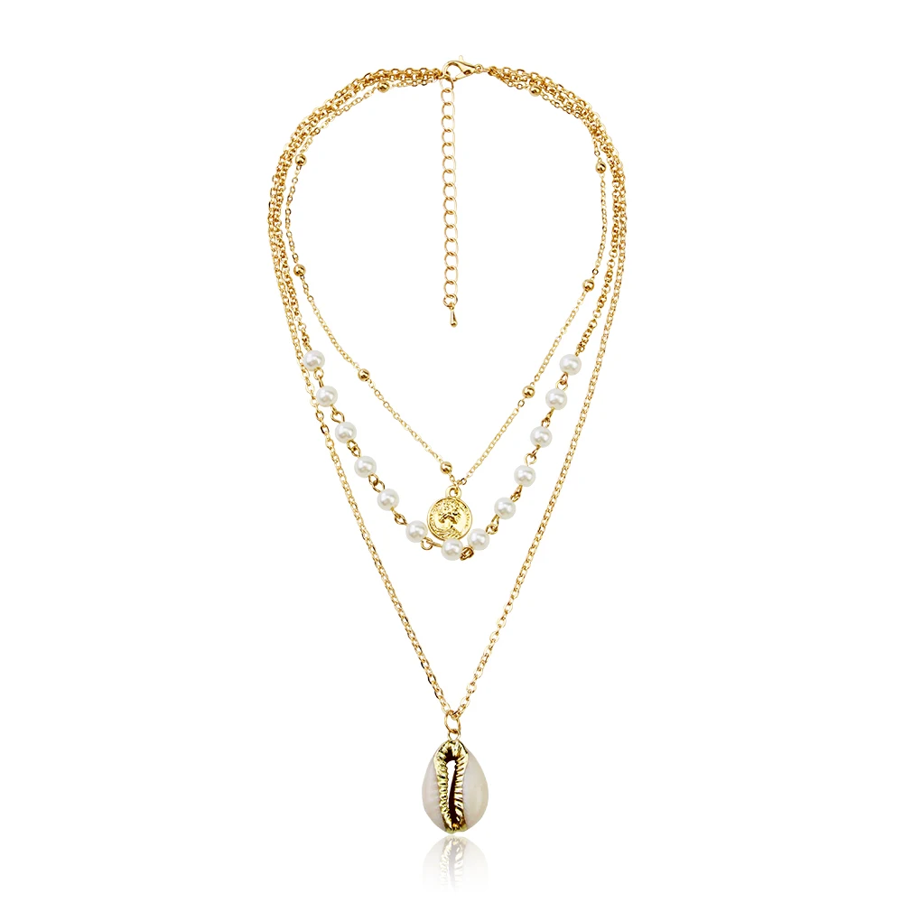 Lepenn Новое поступление ювелирные изделия трендовая массивная оболочка золотого