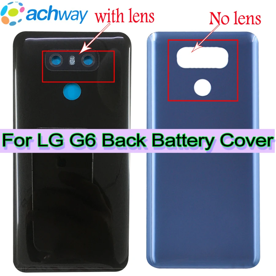 Для lg g6 Крышка батарейного отсека для Задняя стеклянная H870 H870DS H871 H872 Дверь чехол