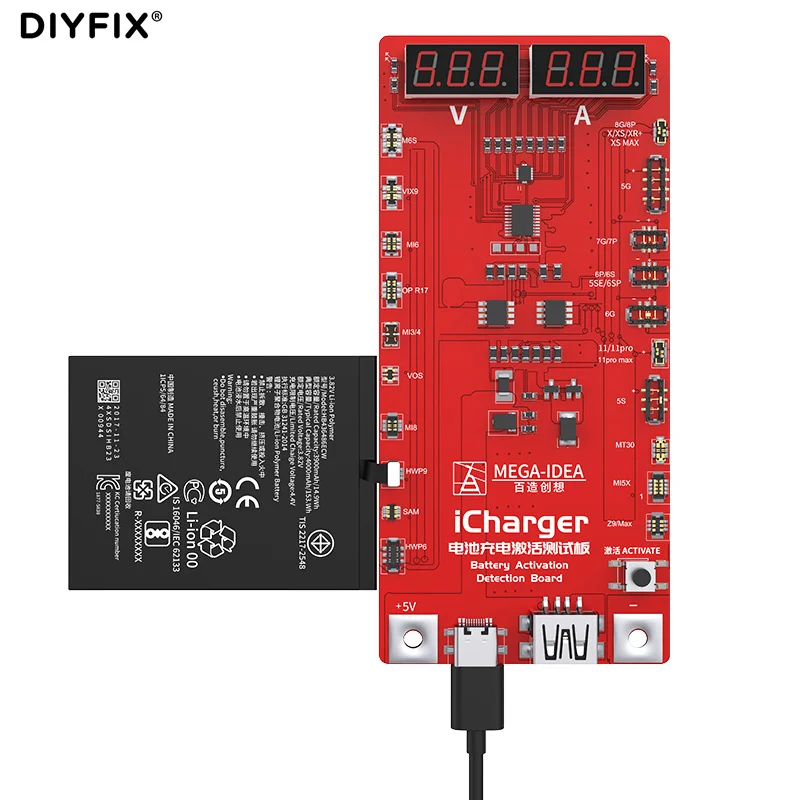 qianli professional intelligent repair activation board testing equipment battery activator test board for iphone huawei free global shipping