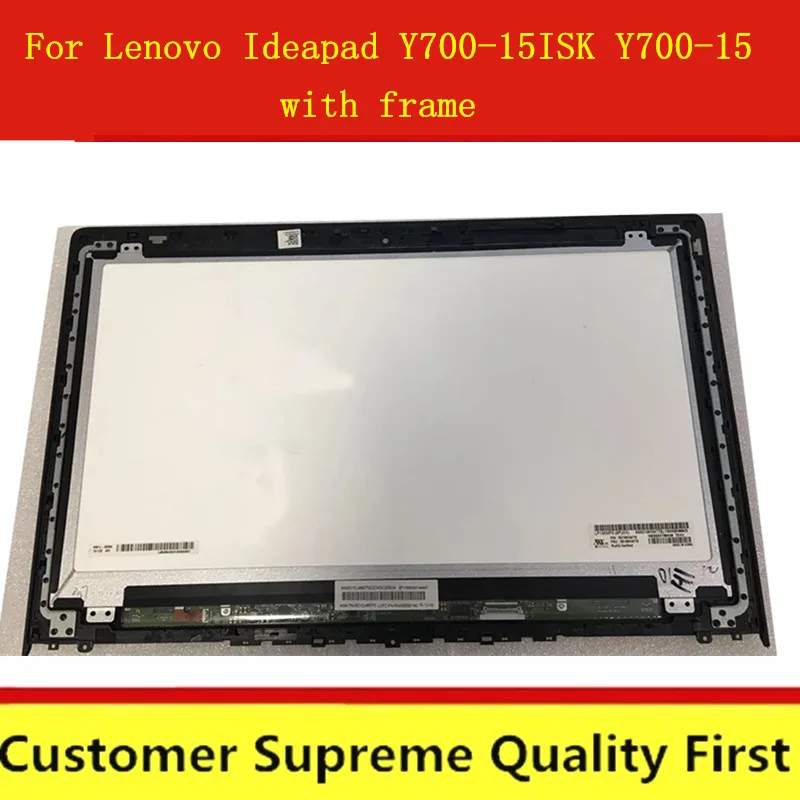 Без сенсорного экрана 15 6 ''ноутбук полная сборка для Lenovo Ideapad Y700 15ISK Переднее
