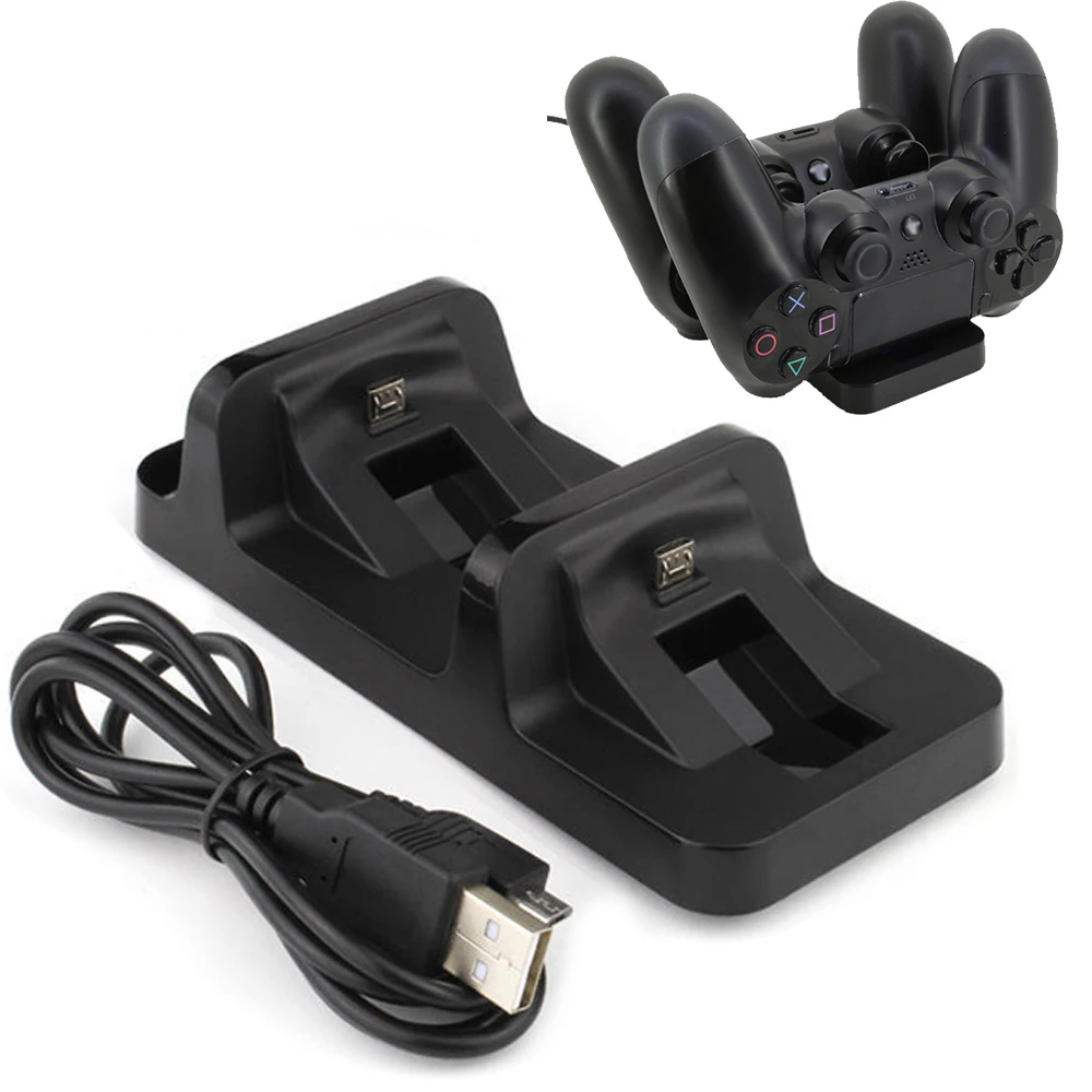 Новый контроллер с двойной ручкой Беспроводное зарядное устройство s Dual USB