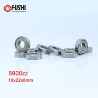 6900zz bearing abec 1 10pcs 10x22x6 mm metric thin section 6900 zz ball bearings 6900z 61900z