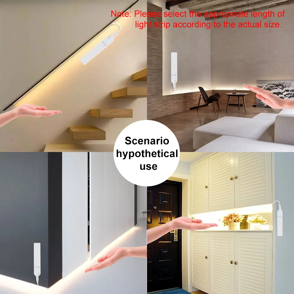 Светодиодный светильник с датчиком движения Светодиодная лента 5 В