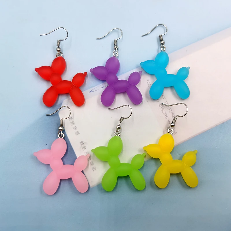 Серьги-подвески женские в Корейском стиле милые Мультяшные животные воздушный